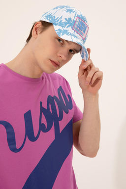 U. S. Polo Assn Мужская фиолетовая футболка с круглым вырезом - U.s. polo assn фото 13
