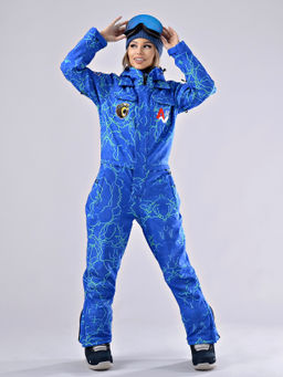Женский зимний сноубордический комбинезон Alpha Endless 222/220518-2_012 Голубой  фото 6