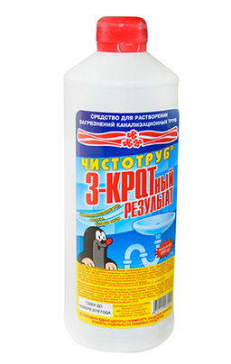 ЧИСТОТРУБ гель д/очистки канализ.труб 750мл