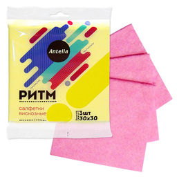 Набор салфеток впитывающих 30*30 см 3 шт РИТМ, Magic Home арт. 20735, 22555