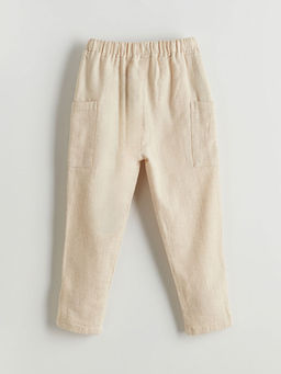 Beli Lastikli Keten Erkek ?ocuk Pantolon