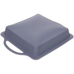 Форма силиконовая "CooKstyle" квадратная с ручками, 20*29*4см, с металлической вставкой