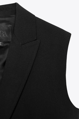 ZW COLLECTION OVERSIZE DOUBLE-BREASTED WAISTCOAT - Zara фото 9