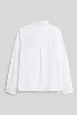 20240260138, Блузка детская для девочек Milka2 белый - Акула фото 2