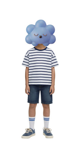 BERMUDA DENIM STRAIGHT / Azul - Zara фото 5