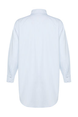 Plaj Giyim Cizgili Dokuma Maxi Gomlek TBESS22GO0664