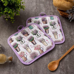 Кухонный набор Доляна Прованс, прихватка 17х17 см - 2 шт