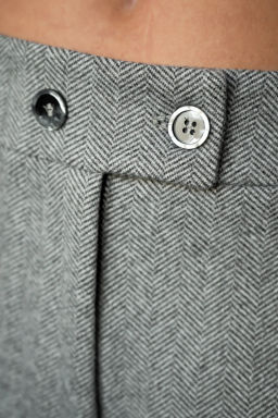 Брюки БР 627д Черно-серый