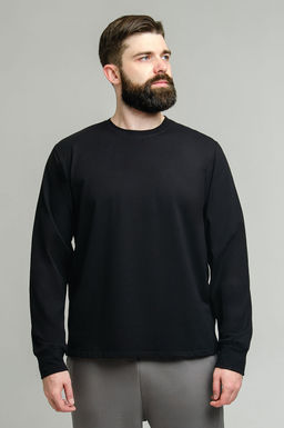 Арт. 67127/1 Лонгслив мужской 48-56 (5 шт) Цвет:черный