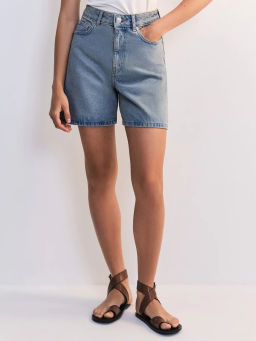 Джинсовые шорты А-силуэта ZR2605092321-102 / Zarina