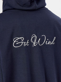 Толстовка женская синяя с надписью Got wind - Mark formelle фото 8