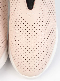 03-YD19-2D LT. PINK Полуботинки спортивные женские (натуральная кожа)