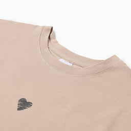 Футболка женская «Сердце», цвет хаки, размер 44