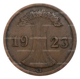 2 рентенпфеннига 1923 года G Германия