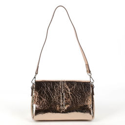 Женская кожаная сумка трапеция через плечо 0078-20 - Cidirro фото 2