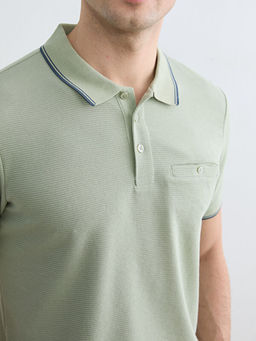 Polo Yaka Erkek Dokulu Ti??rt