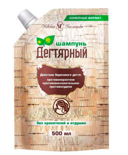 Шампунь д/волос 500мл ДЕГТЯРНЫЙ дой-пак
