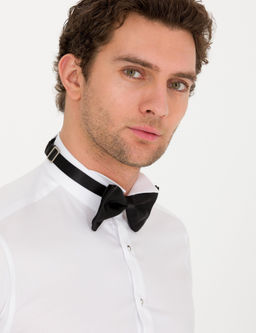 Beyaz Slim Fit Smokin G_mlek