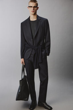 100% WOOL SUIT TROUSERS - Zara фото 5