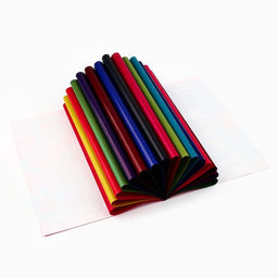 Цена за 3 шт. Бумага цветная А4 мелованная 16 л 16 цв двусторонняя БукиБяки