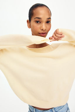 Jersey off-the-shoulder - H&m фото 7
