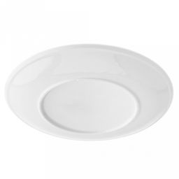 Русь Тарелка мелкая фарфоровая д175мм h19мм, белый, рельефный декор (Китай) - Домашняя мода фото 4