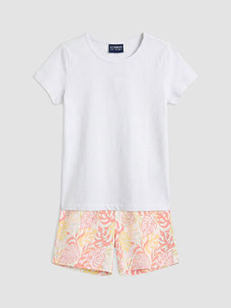 Bask?l? K?z ?ocuk Ti??rt ve ?ort