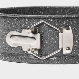 Форма для выпечки Доляна «Мрамор», 17×7 см, съёмное дно, антипригарное покрытие, серая