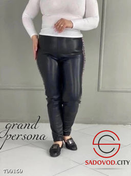 Лосины женские со вставкой сбоку