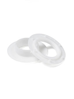 Люверсы, d=15.5/26.5 мм, набор 100 шт., белые