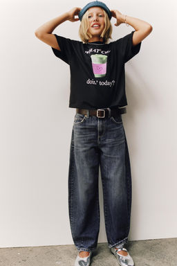 HEAVY WEIGHT PRINTED T-SHIRT - Zara фото 5