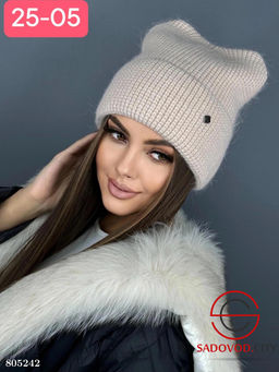 Шапка Ангора внутри подкладка флис. - Bruno фото 8