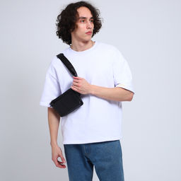 Сумка поясная на молнии, 2 наружных кармана, цвет чёрный - Simaland фото 2