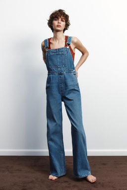 DENIM TRF JUMPSUIT - Zara фото 4