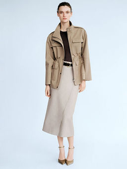 Beli Kemerli Kalem Etek