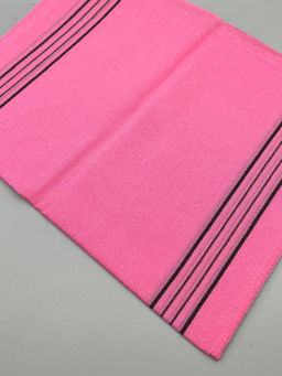 Bath Towel Мочалка-полотенце для душа с пилинг-эффектом / Long Exfoliating Towel, розовый