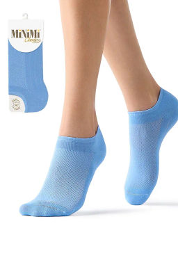 MINI COTONE 1101 носки жен. - azzurro