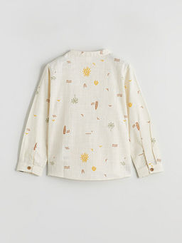 Hakim Yaka Erkek ?ocuk Poplin G?mlek