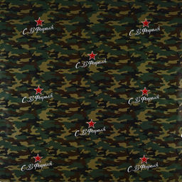 Цена за 10 шт. Бумага упаковочная глянцевая С 23 февраля, 70?100 см