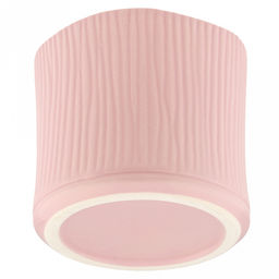 Кашпо для цветов керамическое "Сканди" 1,2л, 13х13,5х12см, внутренний д12см, асимметричная форма, фактурный глянец, розовый, в коробке (Китай)