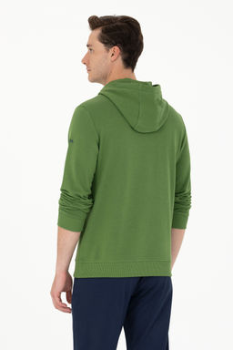 U. S. Polo Assn Мужская зеленая толстовка с капюшоном - U.s. polo assn фото 19