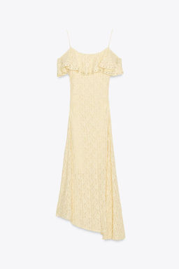STUDDED LACE DRESS - Zara фото 8