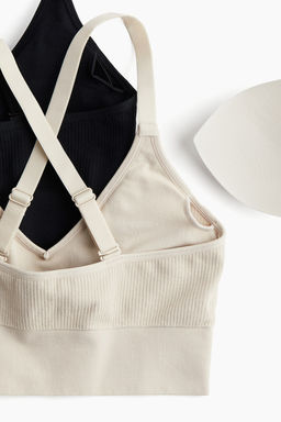 Pack de 2 sujetadores en DryMove Medium Support - H&m фото 2
