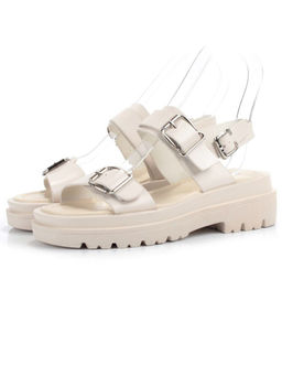 08-PEAG64-1 BEIGE Босоножки женские (натуральная кожа)