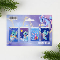 Магнитные закладки Сказочного года, 4 шт мини - Artfox фото 2