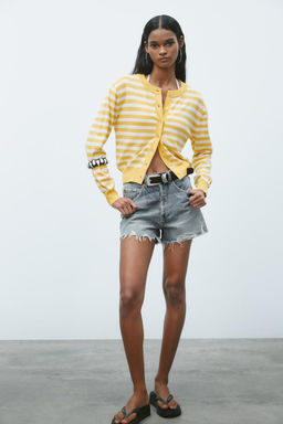 STRIPED KNIT CARDIGAN - Zara фото 2