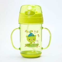 Поильник с трубочкой, 300 мл., с ручками, цвета МИКС - Simaland фото 2