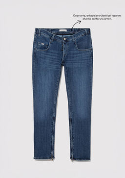 Stephen All Blue Adaptive Koyu Mavi Comfort Jean Pantolon фото 2