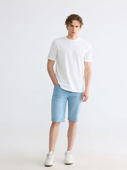 Джинсовые шорты Slim Fit мужские узкий крой