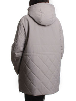 F-804 GRAY BEIGE Куртка демисезонная женская (100 гр. холлофайбер) - Fashion фото 8